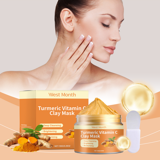 Turmeric Vitamin C Clay Mask for Brighter-Looking Skin