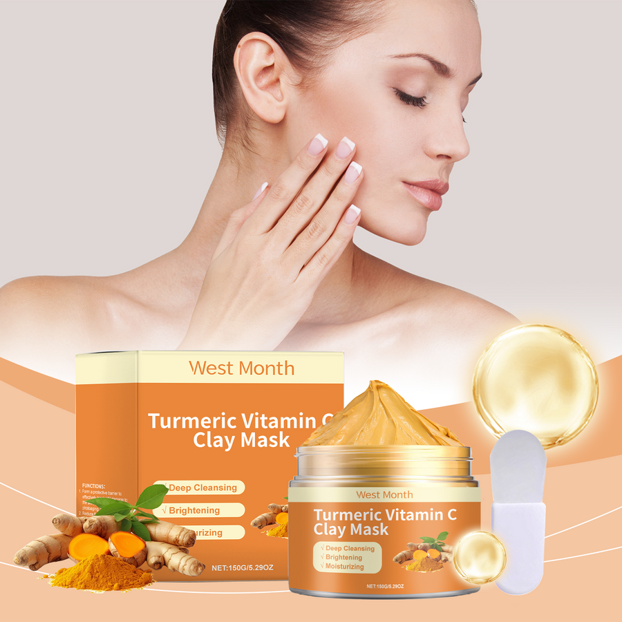 Turmeric Vitamin C Clay Mask for Brighter-Looking Skin