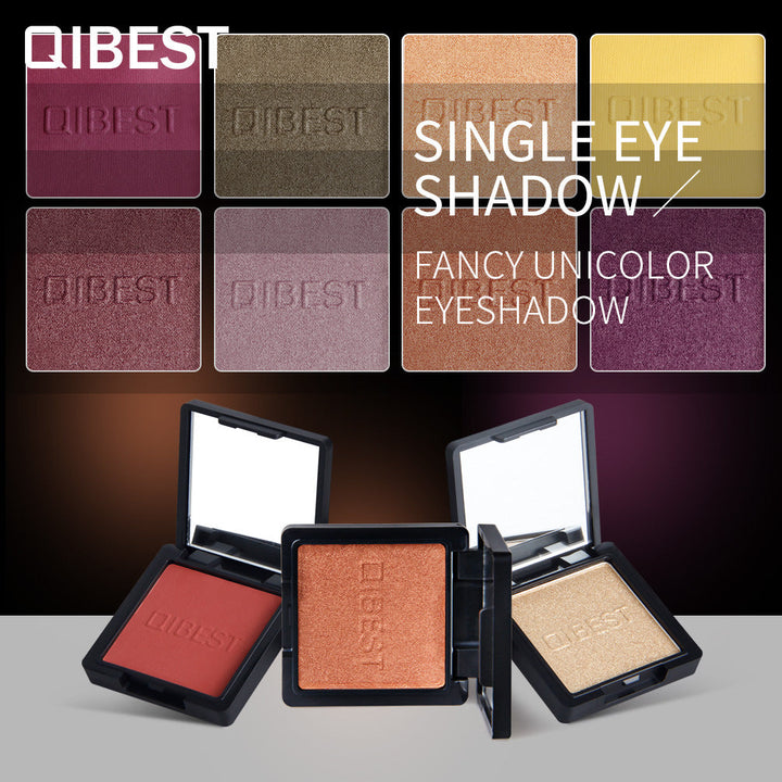 Monochrome Single Eyeshadow Palette With Mirror Compact