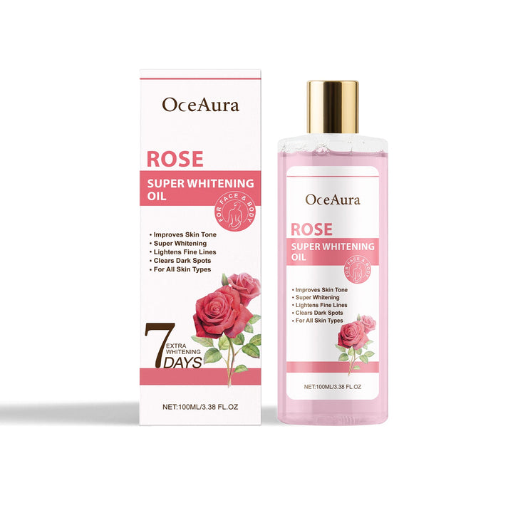 Rose Body Oil for Visibly Brighter, Even Skin in 7 Days