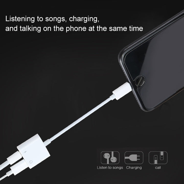 iPhone Lightning Splitter: Charge & Listen at Once