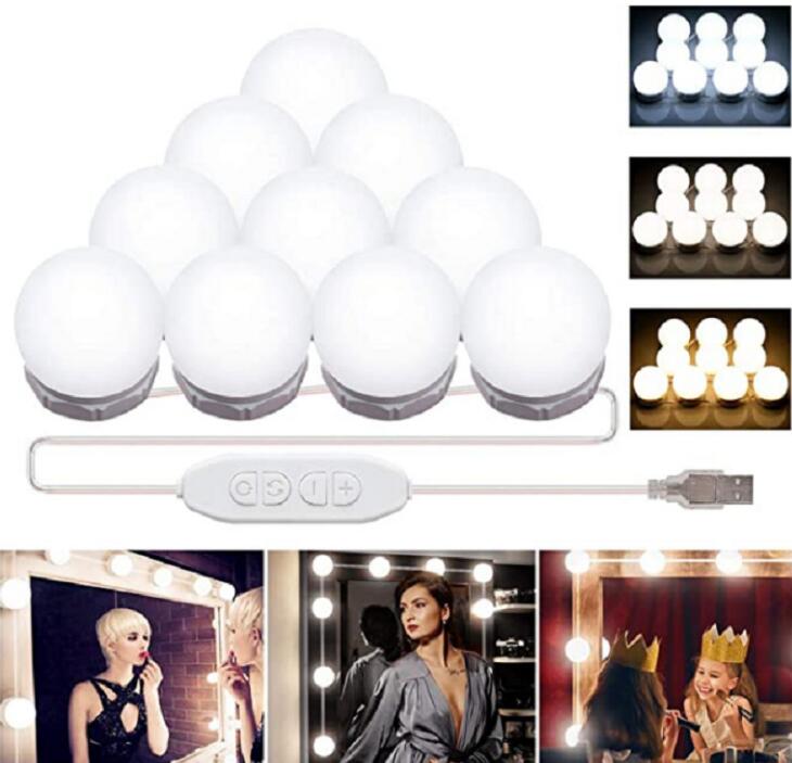Makeup Mirror Light Bulbs — Salon-Quality Adjustable Lighting