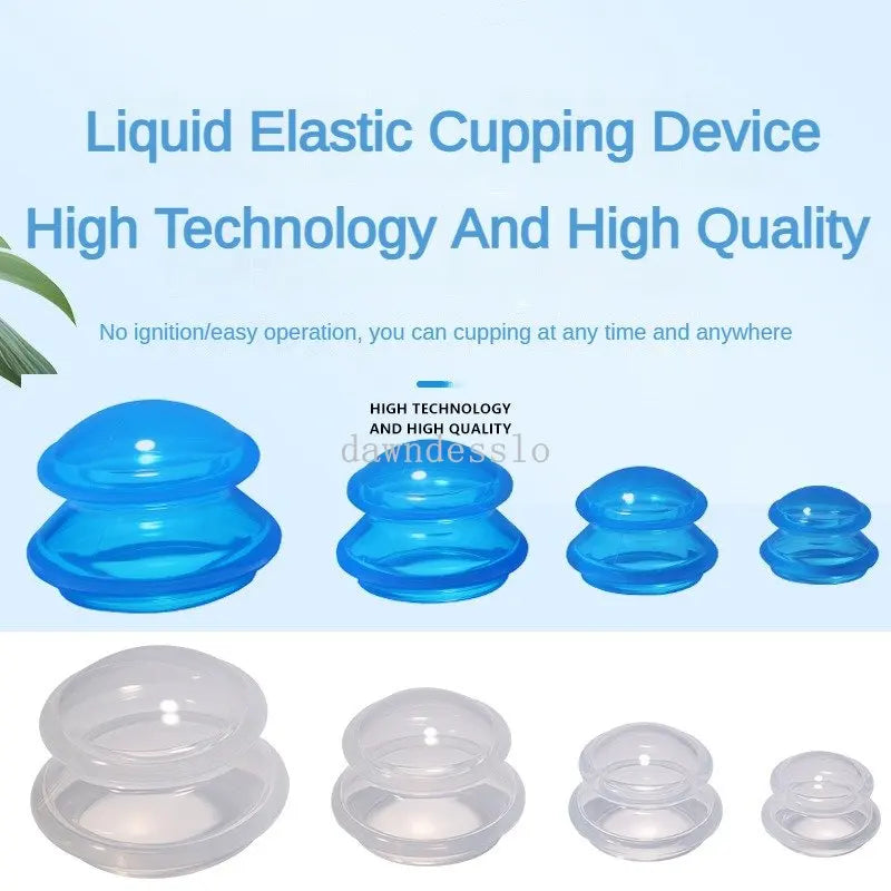 Silicone Cupping Set — Safe Suction Therapy for Cellulite