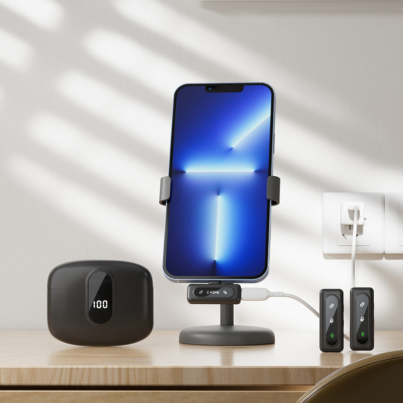 Wireless Lavalier Mic System — Pro Audio with Intelligent