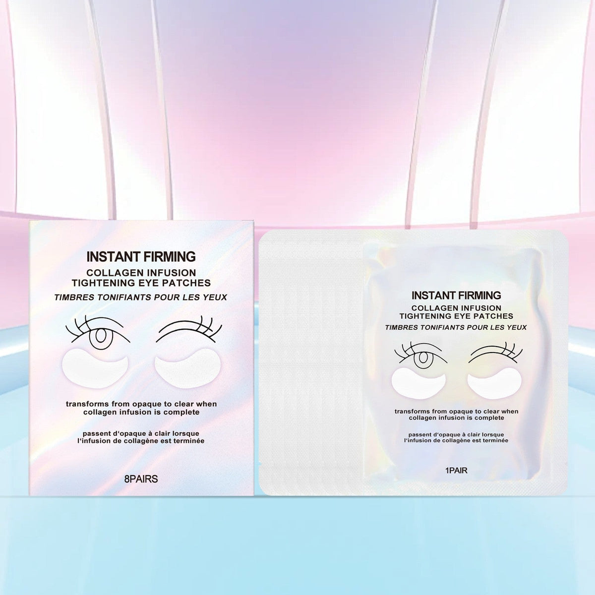 Hydrating Eye Patches – Instant Firming Collagen Infusion