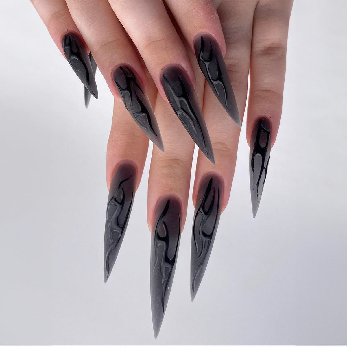 Press-On Stiletto Nails — Salon-Quality Artistic Designs