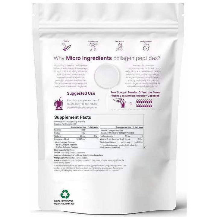 Multiple collagen powders