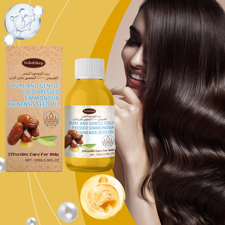 Jojoba Oil Cold-Pressed for Face, Hair and Scalp Balance