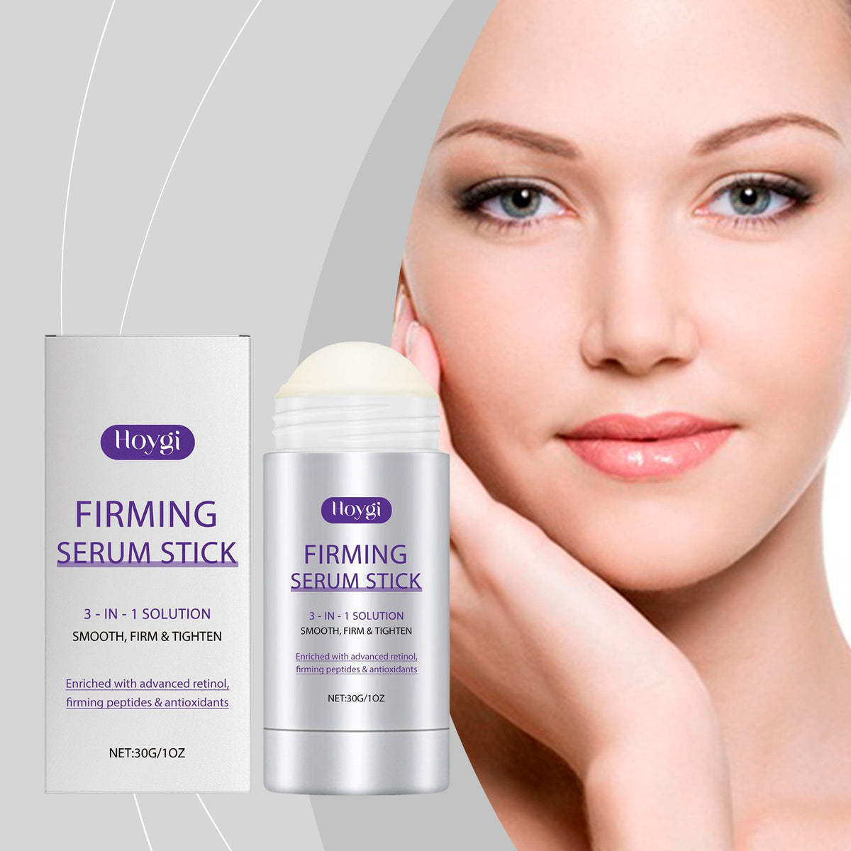 Firming Serum Stick with Retinol & Peptides for Face