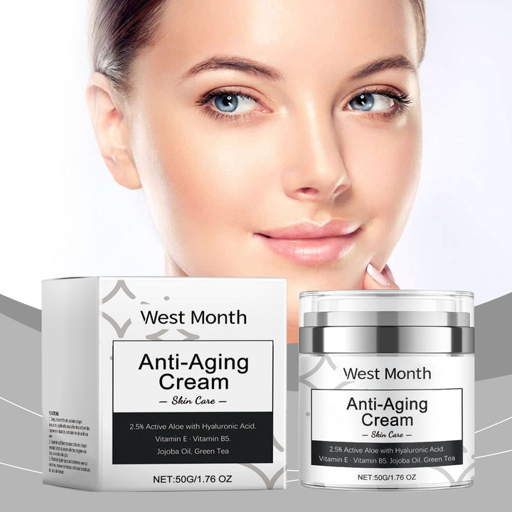 Anti-Aging Face Cream with Hyaluronic Acid & Vitamin E