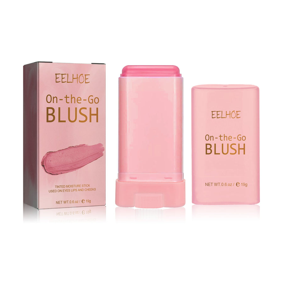 Portable Blush Stick Makeup for Natural Rosy Color
