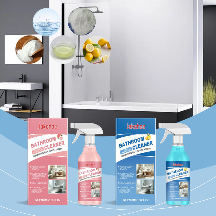 Jakehoe Bathroom Cleaner — 99.9% Clean, Gentle Spray