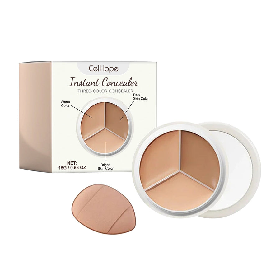 Three-Color Concealer for Dark Circles & Blemishes