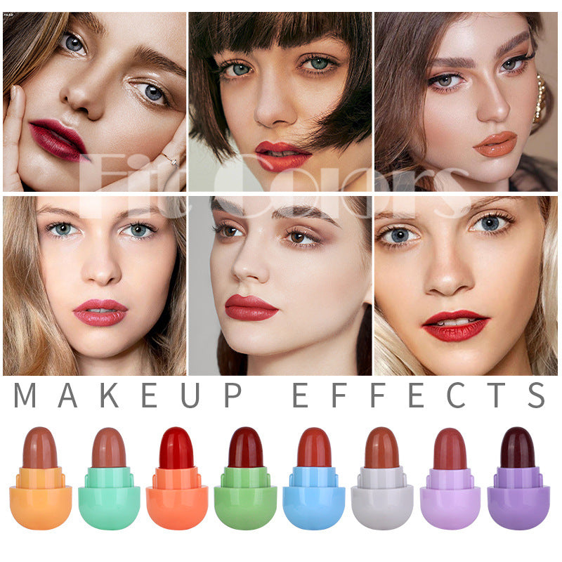 Mini Matte Lipstick Set: 8 Color Travel Collection