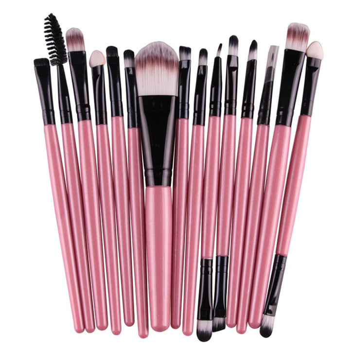 15-Piece Makeup Brush Set for Smooth, Precise Looks