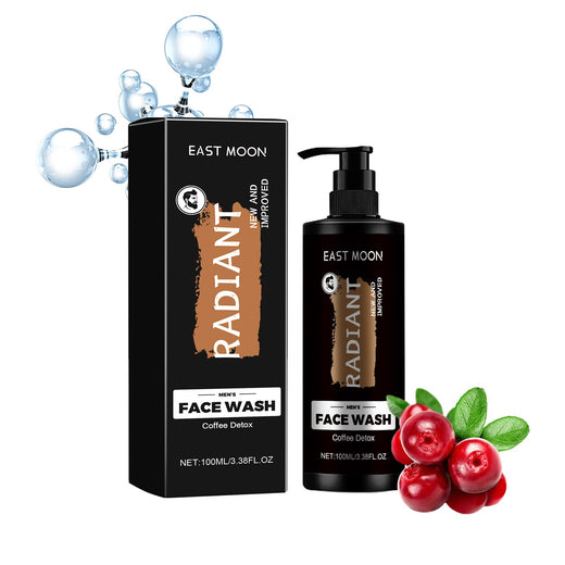 Men's Coffee Detox Face Wash for Deep Pore Cleansing