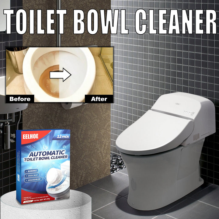 Toilet Cleaning Tablets — Auto-Clean Every Flush, No Scrub