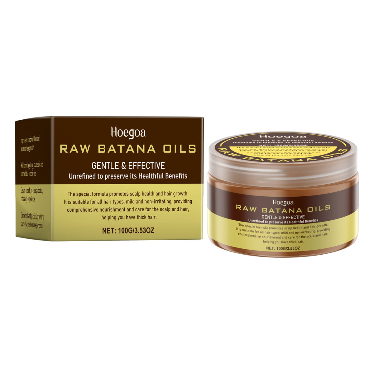 Batana Hair Cream for Dry, Damaged Hair & Lustrous Shine
