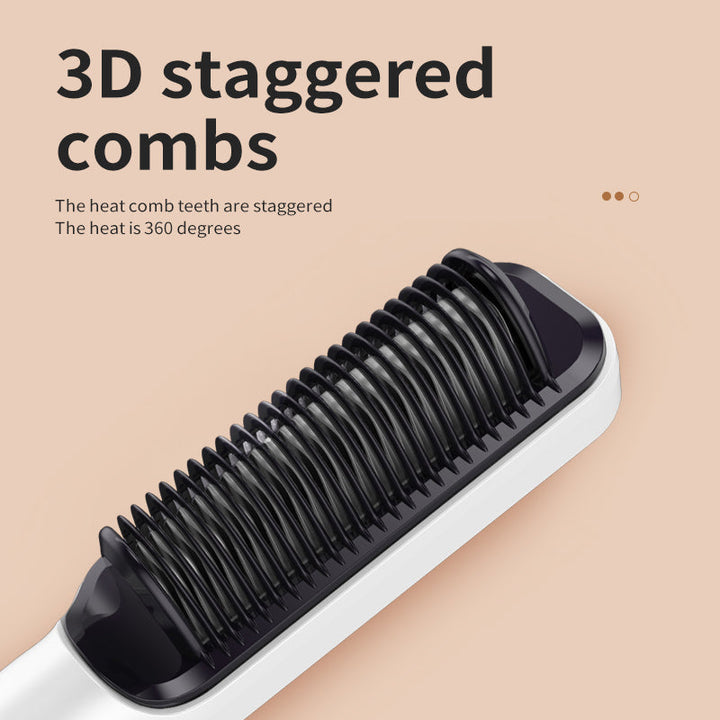 Electric Straightening Comb with Ionic Technology — Sleek