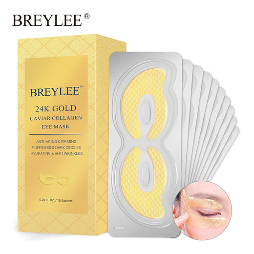 Gold Hydrogel Eye Patches for 15-Minute Eye Refresh