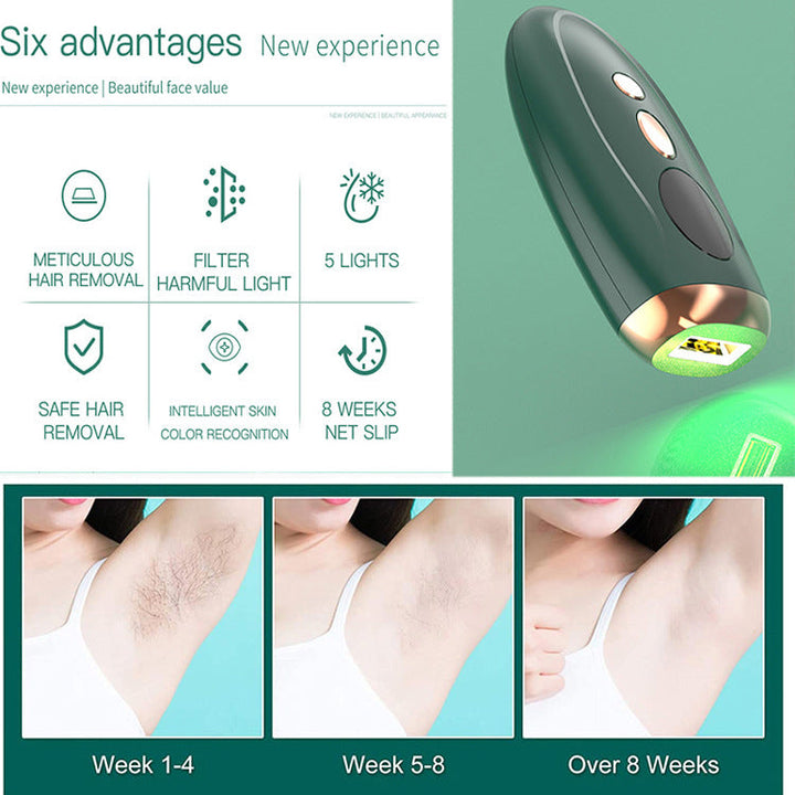 IPL Hair Removal Device — Smooth, Hair-Free Skin in 8 Weeks
