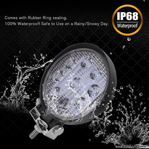 LED Work Light IP68 — 27W/48W Off-Road Spotlight for Trucks
