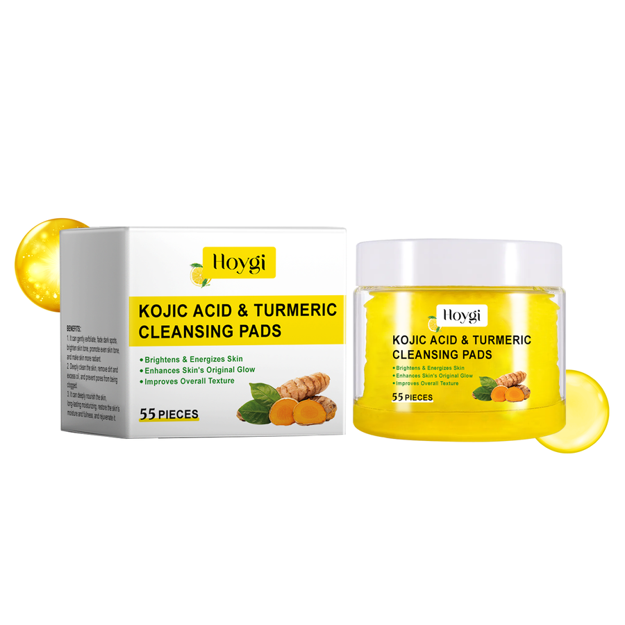 Turmeric Kojic Acid Cleansing Pads for Brighter Skin