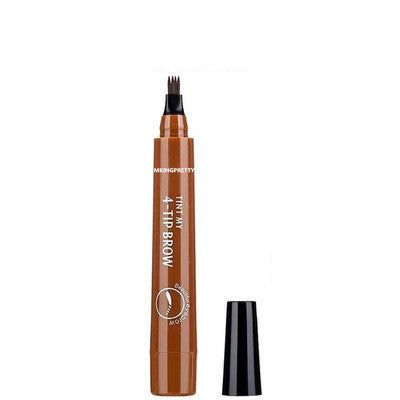 Four-Tip Eyebrow Pencil for Natural Hair-Like Strokes