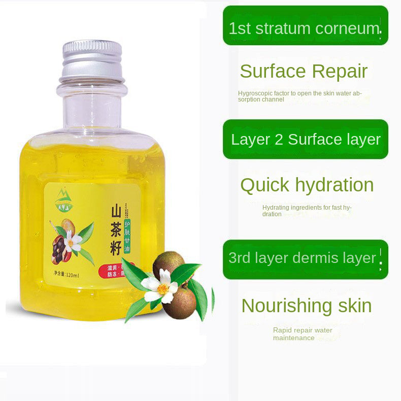 Camellia Seed Oil Moisturizer for Dry, Cracked Skin