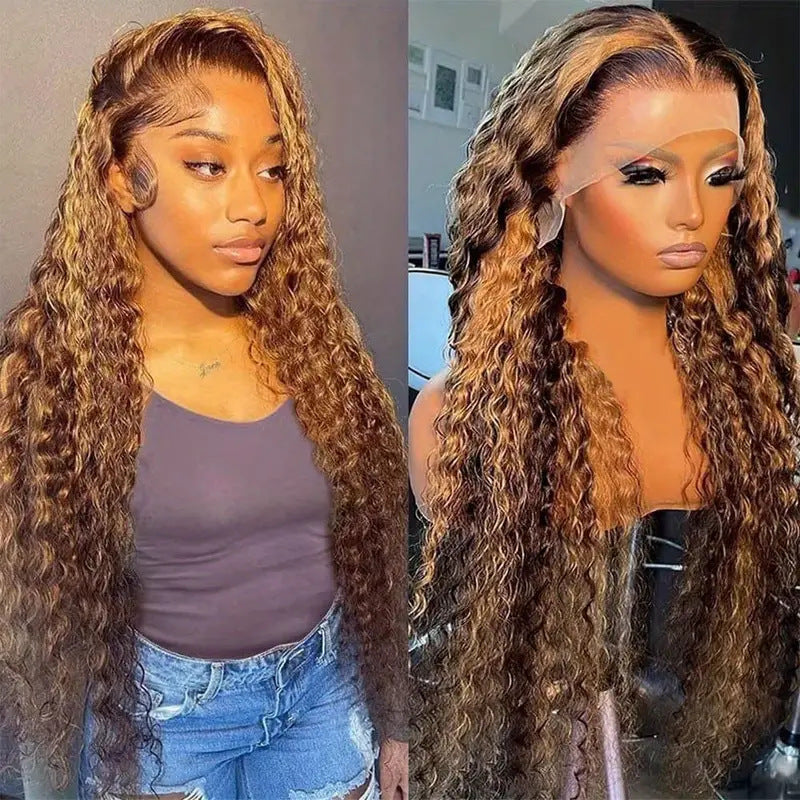 HD Lace Front Wig — Undetectable Honey Blonde Waves