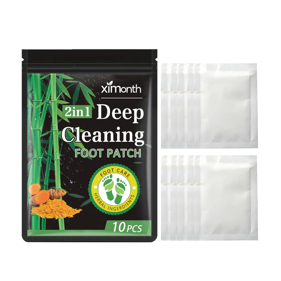 Bamboo Charcoal Foot Patches for Deep Sleep & Detox