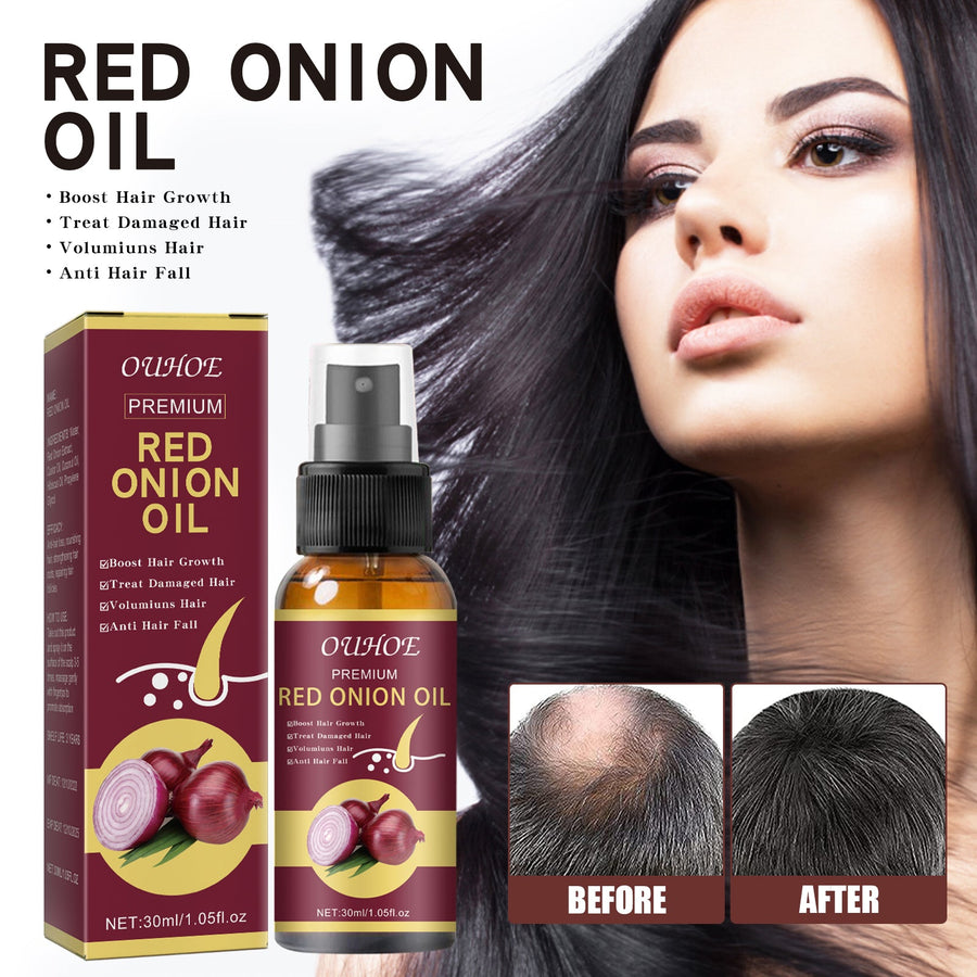 Onion Oil for Hair Growth — Stop Thinning, Boost Volume