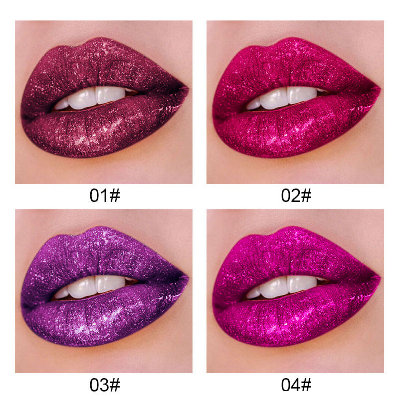 Metallic Lip Gloss Set – 4 Sparkling Statement Shades