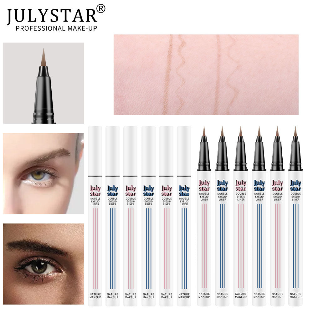 Brown Liquid Eyeliner Pen for Precise Soft Definition