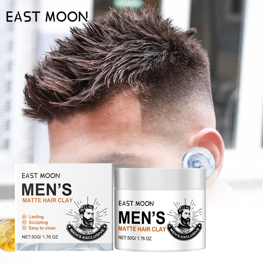 East Moon Matte Wax - Fast Set Hair Styling Clay