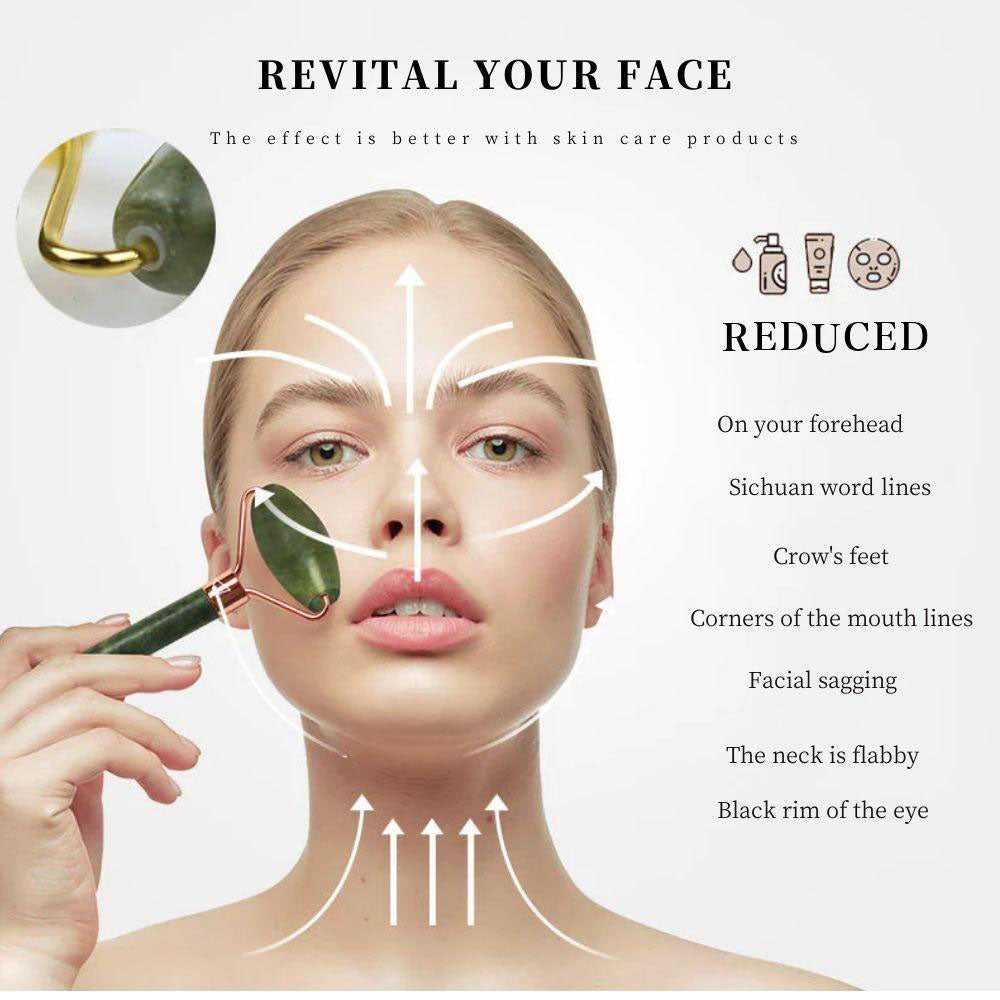 Jade Facial Massage Kit — 6 Tools for Lifting & Sculpting