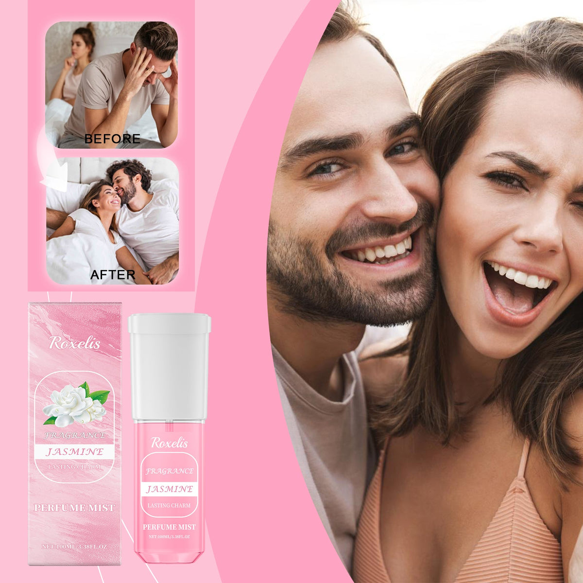 Jasmine Perfume Spray for Fresh, Lasting Floral Scent