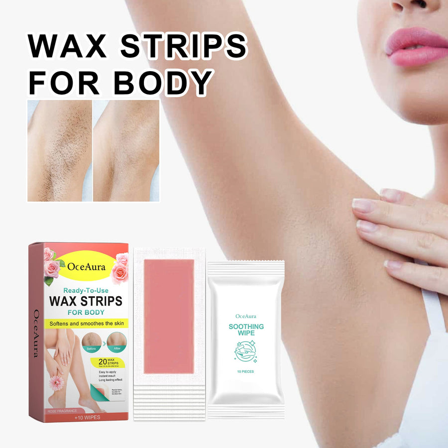 Body Wax Strips for Gentle At-Home Hair Removal