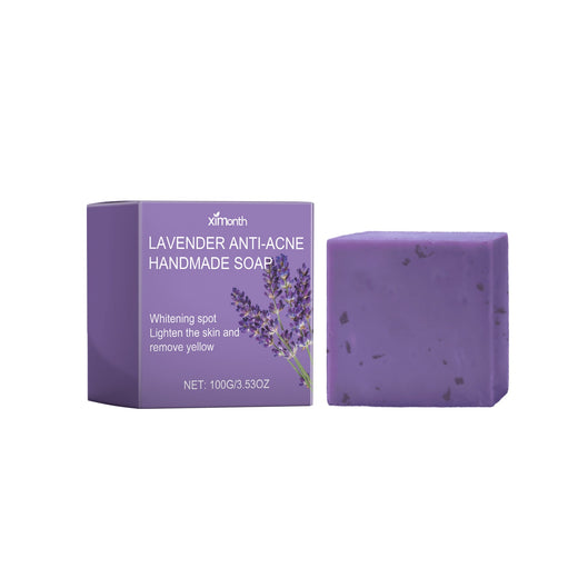 Lavender Acne Soap Bar For Oily Skin Pore Control
