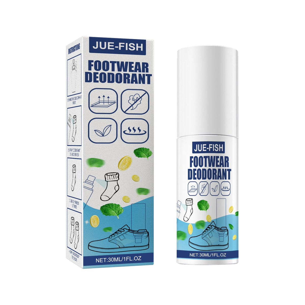 Shoe Deodorant Spray — 24-Hour Natural Odor Eliminator