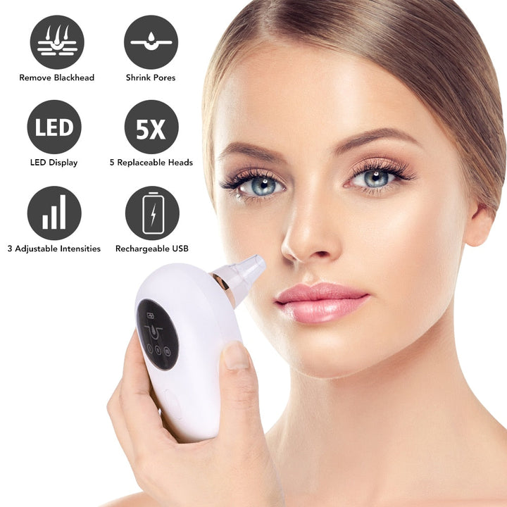 Facial Pore Vacuum Cleaner — Reduce Blackheads & Shrink Pores