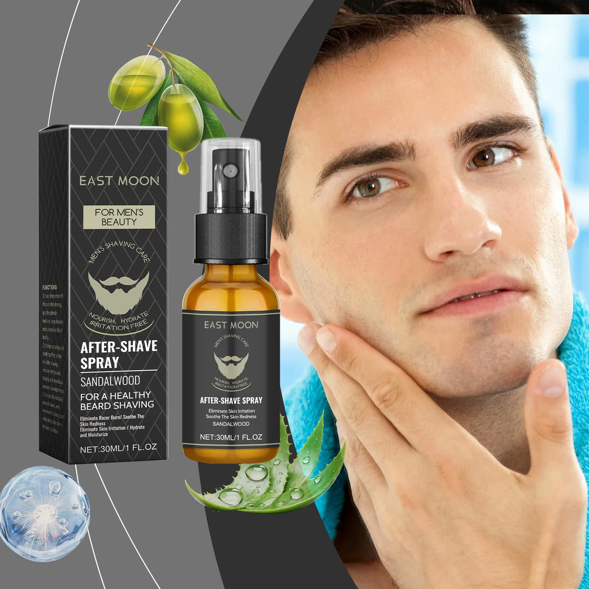 After Shave Spray for Men - Soothe Razor Burn & Redness
