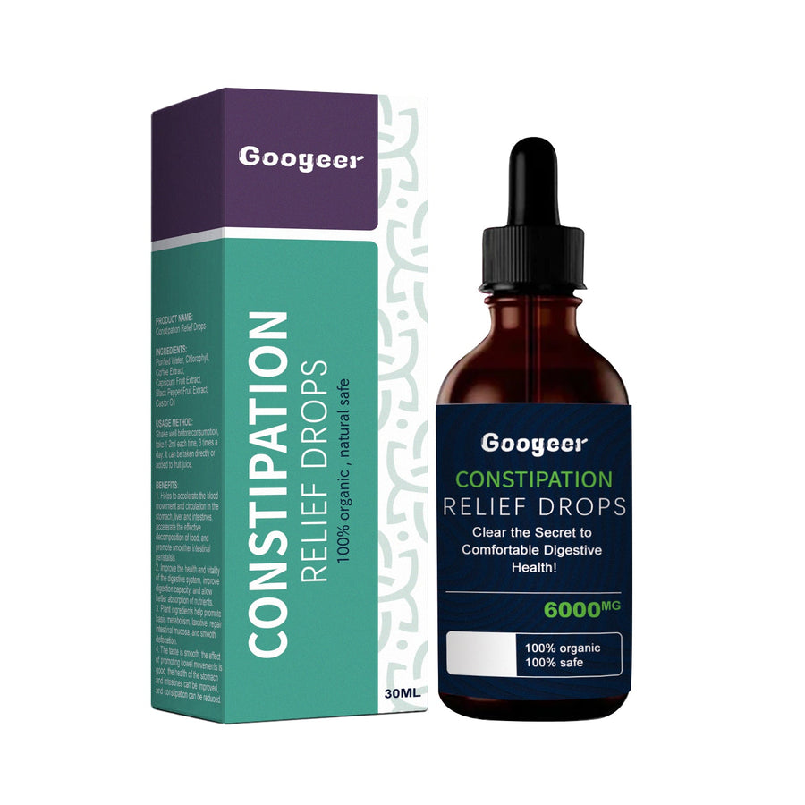 Organic Constipation Relief Drops — Natural Bowel Regularity
