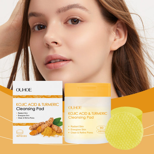 Kojic Acid Turmeric Cleansing Pads for Pores & Glow