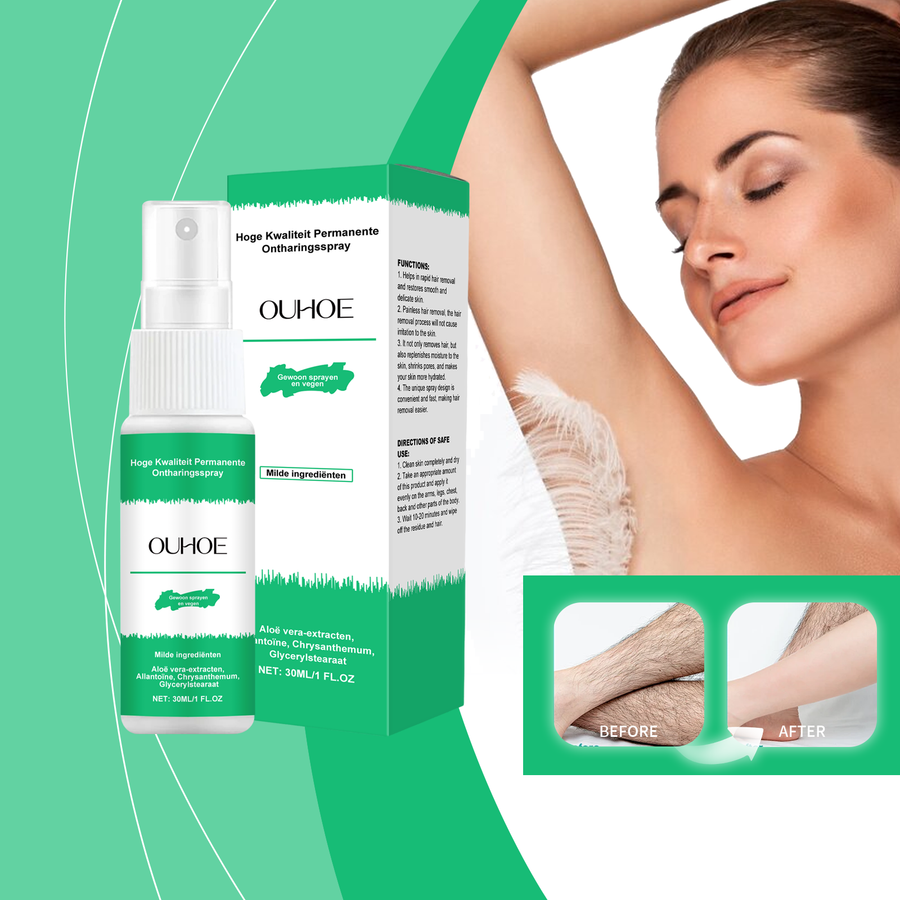 OUHOE Hair Removal Spray - Painless Smooth Skin Fast