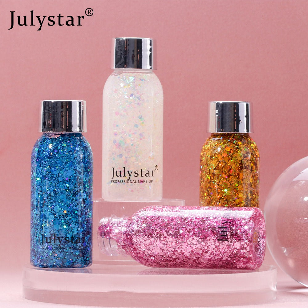 Cosmetic Glitter Makeup for Bold Stage Sparkle Looks