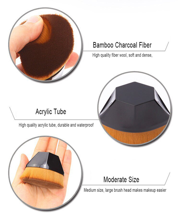 No‑Trace Foundation Brush — Seamless, Professional‑Grade