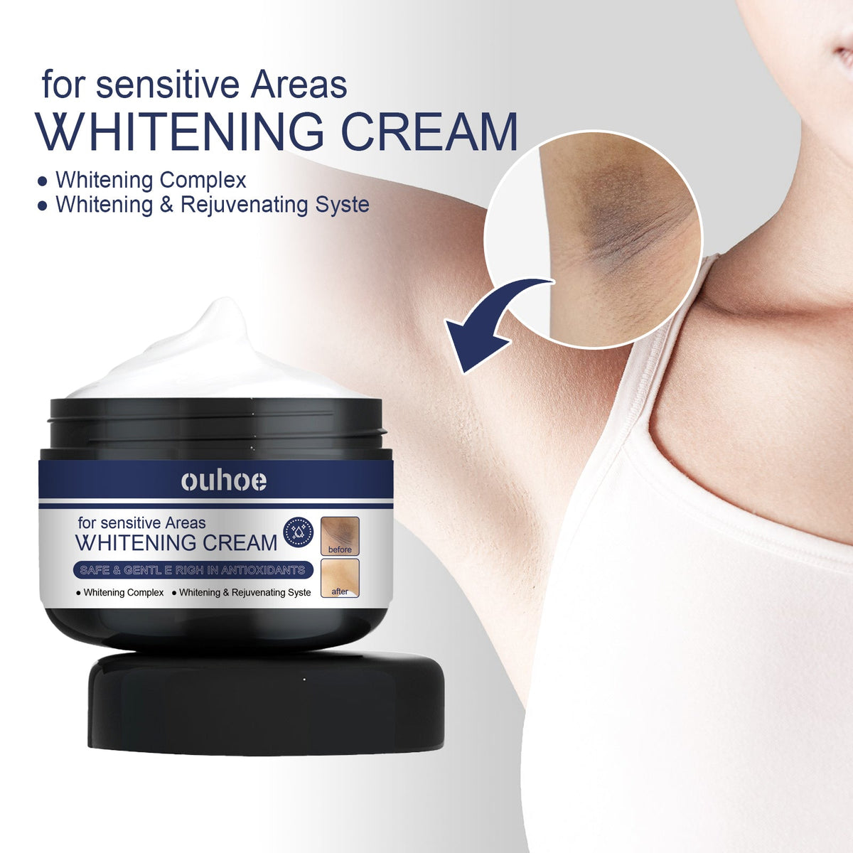 Underarm Whitening Cream — Brighter Skin in 7–30 Days