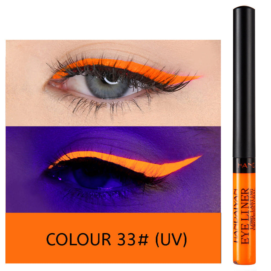 12-Color Matte Liquid Eyeliner Set for Bold Eye Looks