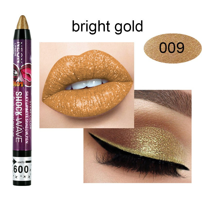 Eye and Lip Pencil Set: 36 Glitter Shades, 2-in-1